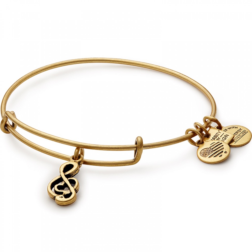 Alex and Ani Gold Sweet Melody Music Bracelet